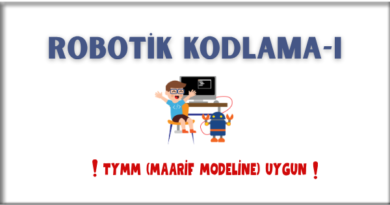 Seçmeli Robotik Kodlama-1->1.Hafta -Robotik Kavramı Seçmeli Robotik Kodlama-1->1.Hafta -Robotik Kavramı